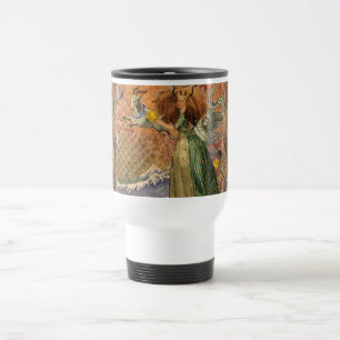 Mug De Voyage Dame de la Renaissance Capricorne Fantaisie Vintag