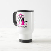Mug De Voyage Dames avec des lésions (Devant gauche)