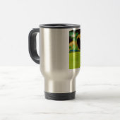 Mug De Voyage Damselfly et Rose (Devant gauche)