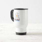 Mug De Voyage Dana Point Coastal Nautical Sailing (Devant gauche)