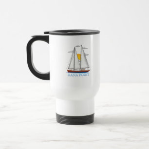 Mug De Voyage Dana Point Voile maritime côtier Navigateur