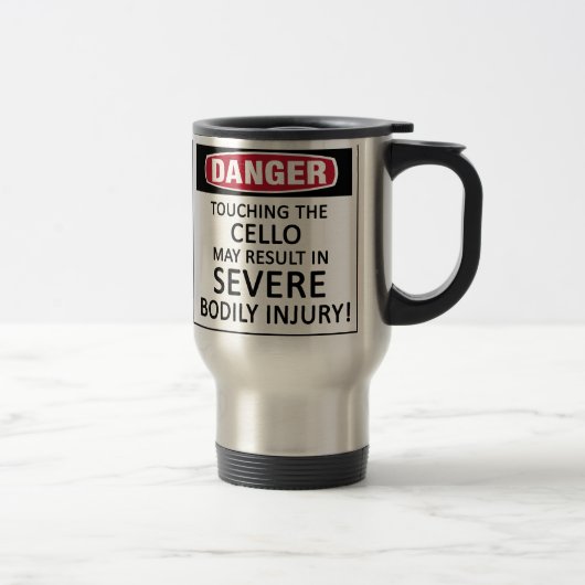 Mug De Voyage Danger Cello (Droit)