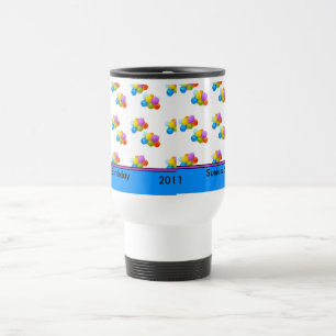 Mug de voyage d'anniversaire