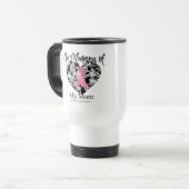 Mug De Voyage Dans la mémoire de ma maman - conscience de cancer (Devant gauche)