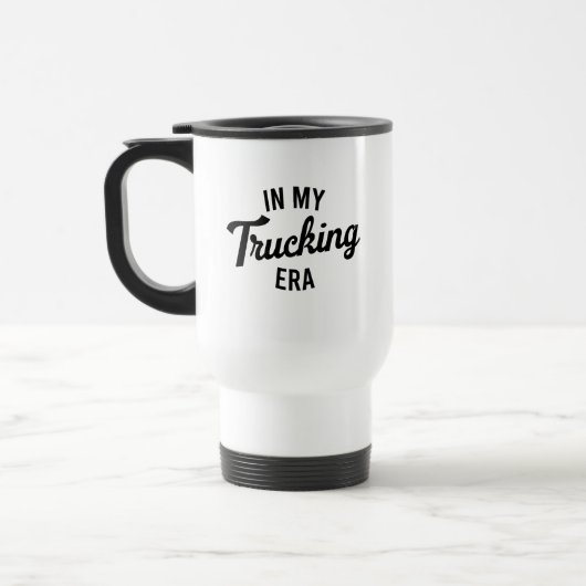 Mug De Voyage Dans Mon Époque De Camionnage Funny Trucker (Gauche)