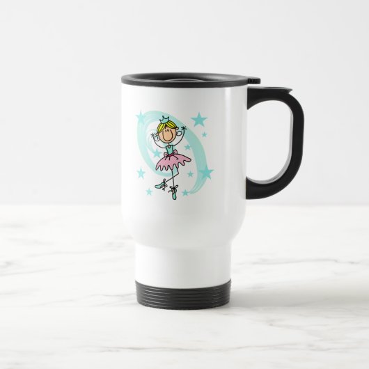 Mug De Voyage Danseur classique - T-shirts et cadeaux blonds (Droite)