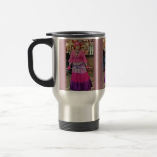 Mug De Voyage Danseur de jupe de Valentine avec la canne