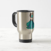 Mug De Voyage Danseur de ventre de la reine Beledi (Devant gauche)