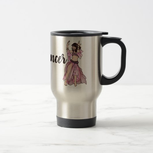 Mug De Voyage Danseur du ventre Habibi (Droit)