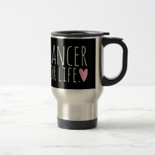 Mug De Voyage Danseur pour le noir de la vie avec le coeur