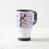 Mug De Voyage Danseuses élégantes : Robe de soie verte (personna (Devant droit)