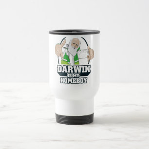 Mug De Voyage Darwin est mon Homeboy (polychrome)