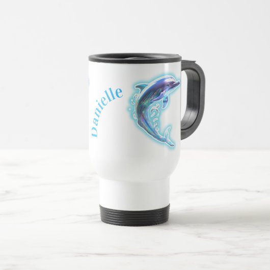 Mug De Voyage Dauphin (Devant droit)