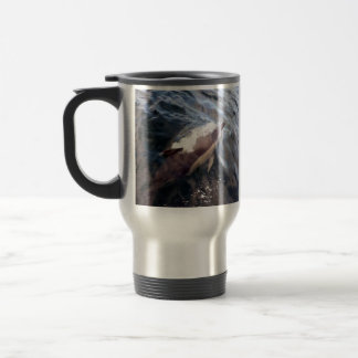 Mug De Voyage Dauphin commun faisant surface Scène marine océani