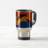 Mug De Voyage Dauphins (Devant droit)