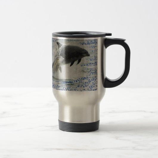 Mug De Voyage Dauphins (Droit)