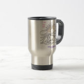Mug De Voyage Dawn of Self-Discovery: Empowering Minimalist Art (Devant droit)