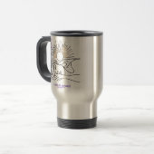 Mug De Voyage Dawn of Self-Discovery: Empowering Minimalist Art (Devant gauche)