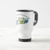 Mug De Voyage De hibou amour toujours vous ! (Devant droit)