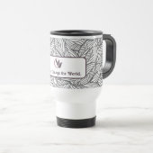 Mug de voyage de l'écrivain (Devant droit)