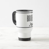 Mug de voyage de mariée de nom personnalisé (Devant gauche)