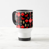 Mug De Voyage Décor de Noël Scandi (Devant gauche)