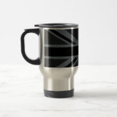 Mug De Voyage Décor noir Union Jack British (Gauche)