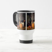 Mug De Voyage Décorations d'automne sur table, Citrouille, Fruit (Devant gauche)