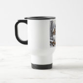 Mug De Voyage Deer d'hiver/Buck art (Gauche)