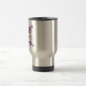Mug De Voyage Déesse Boug Floral, Violet foncé (Centre)
