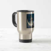 Mug De Voyage Déesse Luna diffusant les étoiles la nuit (Devant gauche)