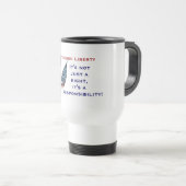 Mug De Voyage Défenseur de liberté… (Devant droit)