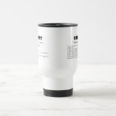 Mug De Voyage Définition de chimiste (Centre)