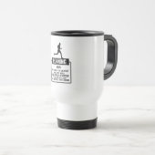 Mug De Voyage Définition de course à pied (Devant droit)