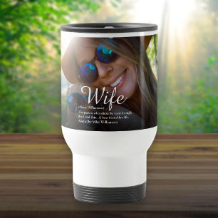 Mug De Voyage Définition de la meilleure femme du monde Photo de