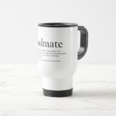 Mug De Voyage Définition de l'âme personnalisée Romantique (Devant droit)