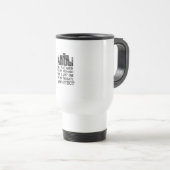 Mug De Voyage Définition de l'architecte (Devant droit)