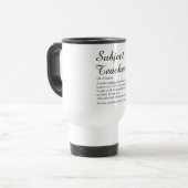 Mug De Voyage Définition de Meilleur Professeur du Monde (Devant gauche)