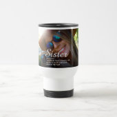 Mug De Voyage Définition de Photo de Meilleure Soeur au Monde (Centre)