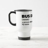 Mug De Voyage Définition du commandant de bus d'autocars (Gauche)