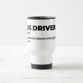 Mug De Voyage Définition du commandant de bus d'autocars (Centre)