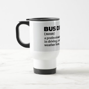 Mug De Voyage Définition du conducteur d'autocar