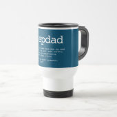 Mug De Voyage Définition personnalisée Stepdad bleu (Devant droit)
