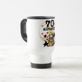 Mug De Voyage Déjà anniversaire 70 (Devant gauche)