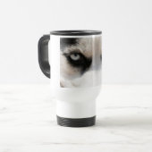 Mug De Voyage Démon 4 de chien de traîneau sibérien (Devant gauche)