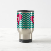 Mug De Voyage Dent dentaire et conception de Chevron (Centre)
