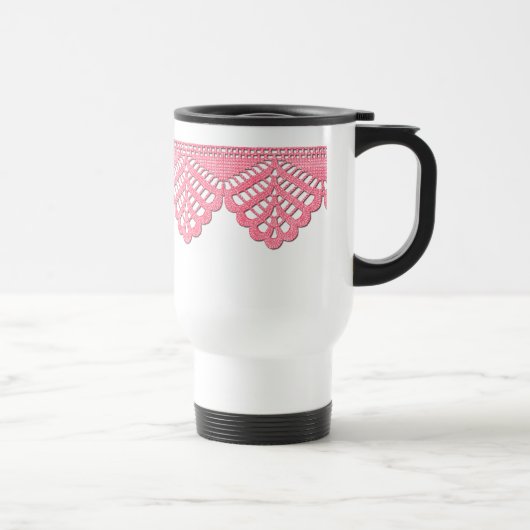 Mug De Voyage Dentelle Crochet (Droite)