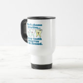 Mug De Voyage Dentiste drôle (Devant gauche)