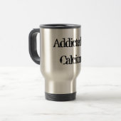 Mug De Voyage Dépendant au calcium (Devant gauche)