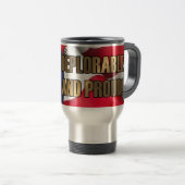 MUG DE VOYAGE DÉPLORABLE ET FIER (Devant droit)